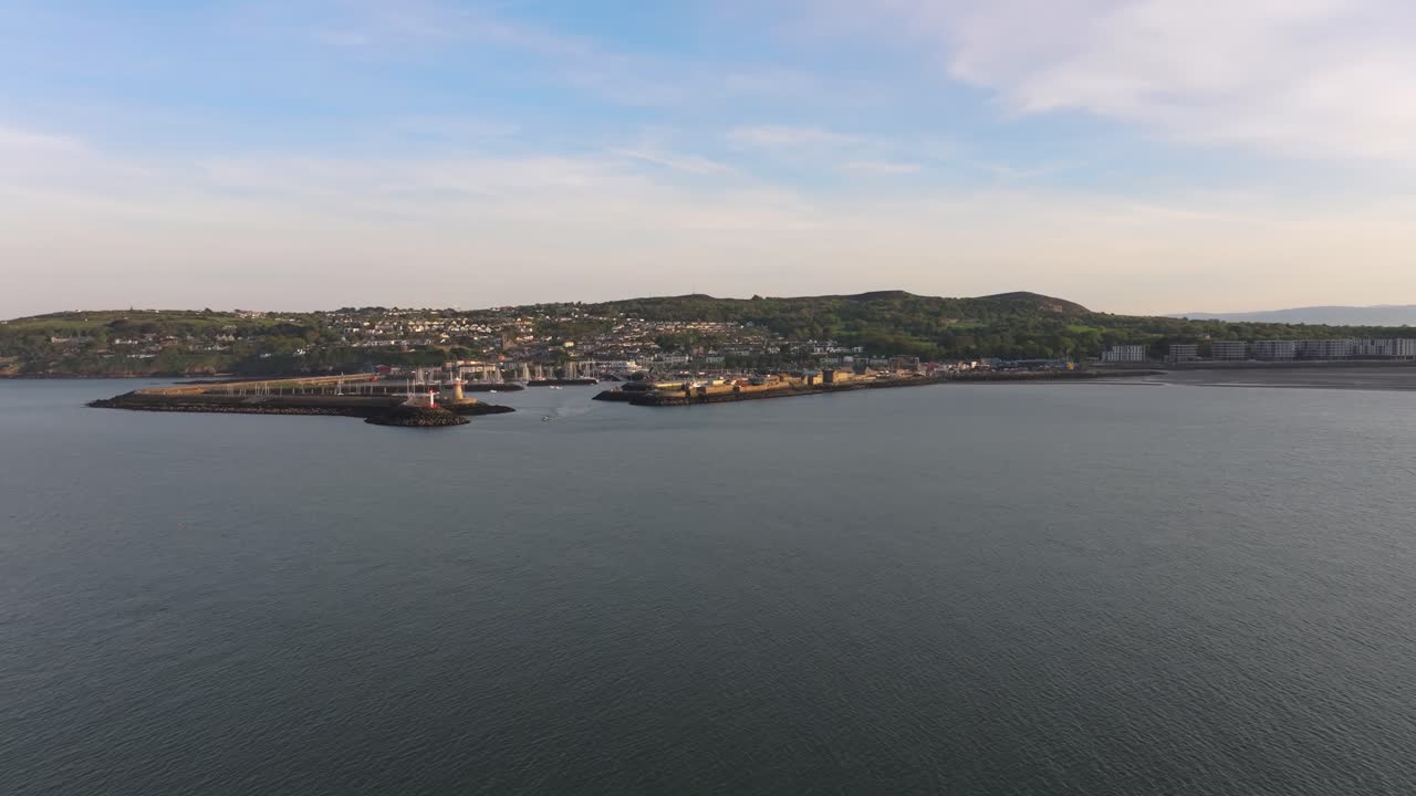 Howth Pier - 4K Cinematic Drone Footage during sunset - Co.Dublin - Ireland 05.16
