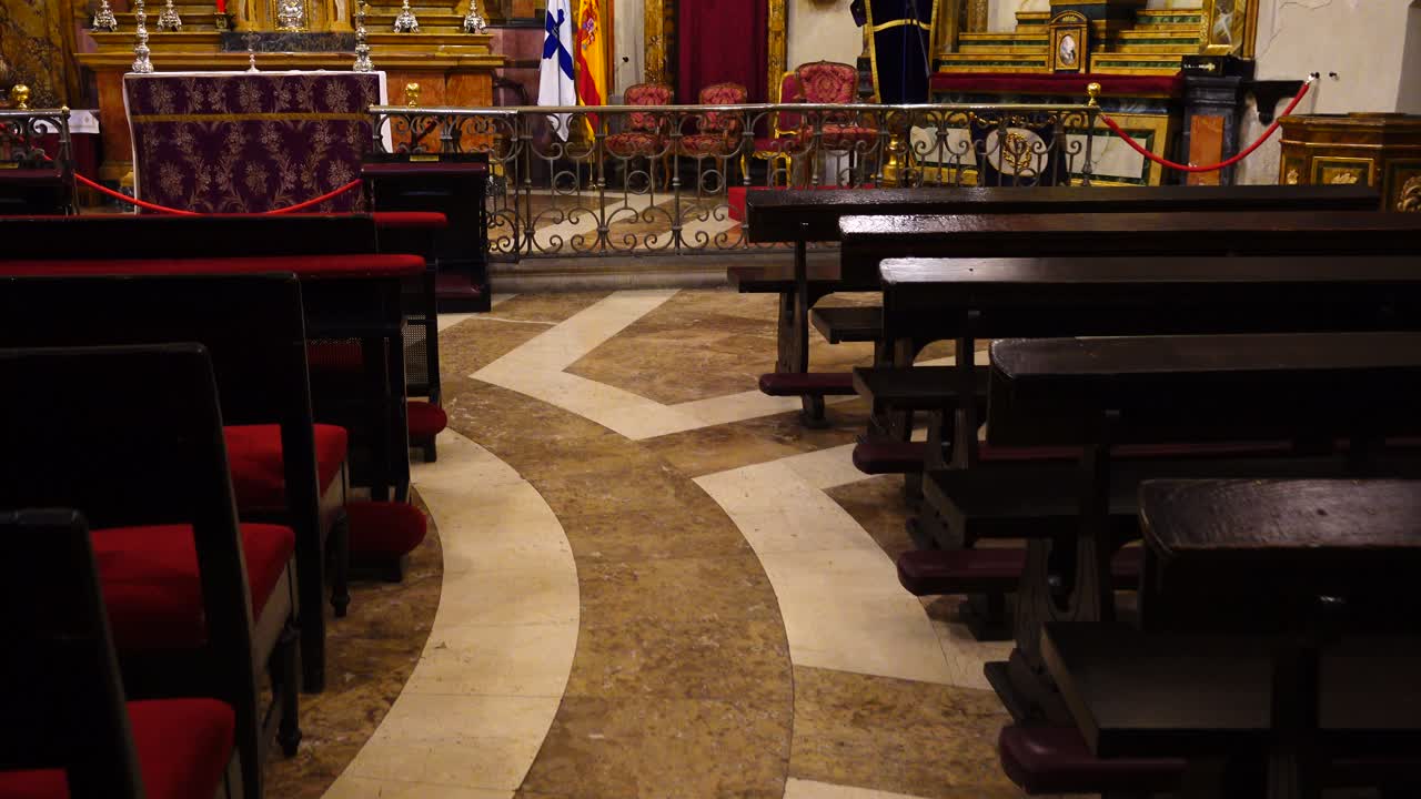 Chiesa di Sant'Antonio. Madrid. La chiesa è stata fondata da Filippo III all'inizio del XVII secolo.