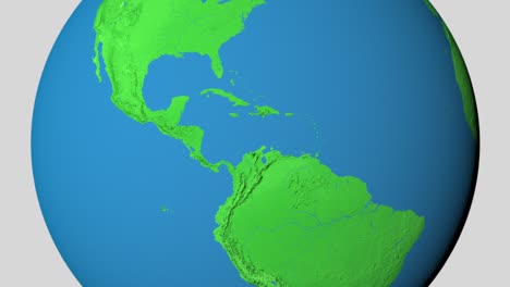 haz un zoom en el mapa 3d de jamaica