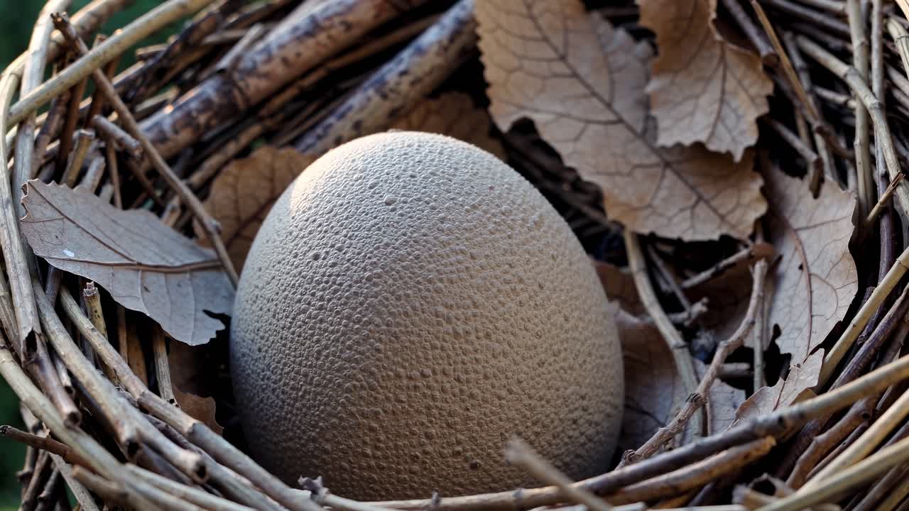 Bird Egg in Nest