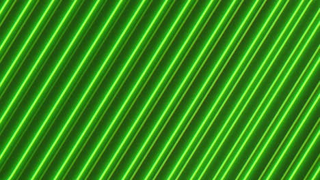 pulse neon green lines in rows on black gradient