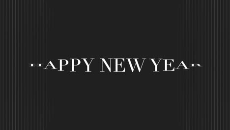 Modern-Happy-New-Year-text-with-lines-on-black-gradient