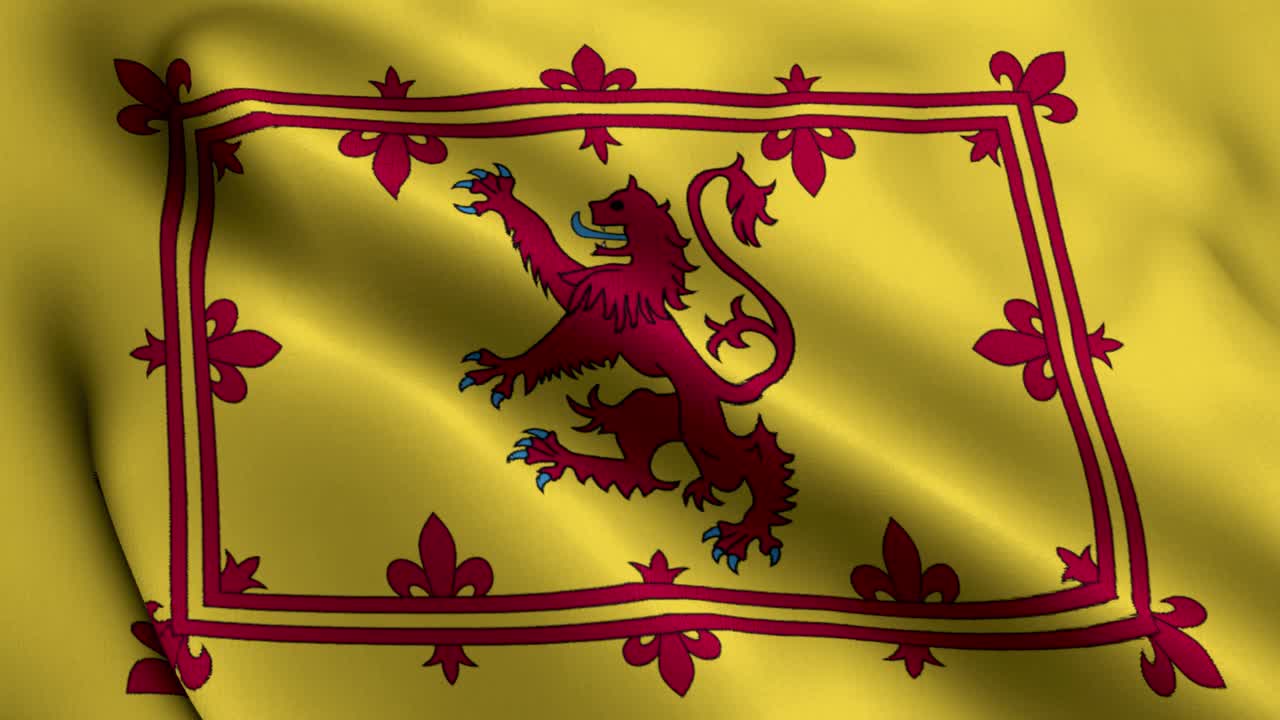 la bandera real de escocia