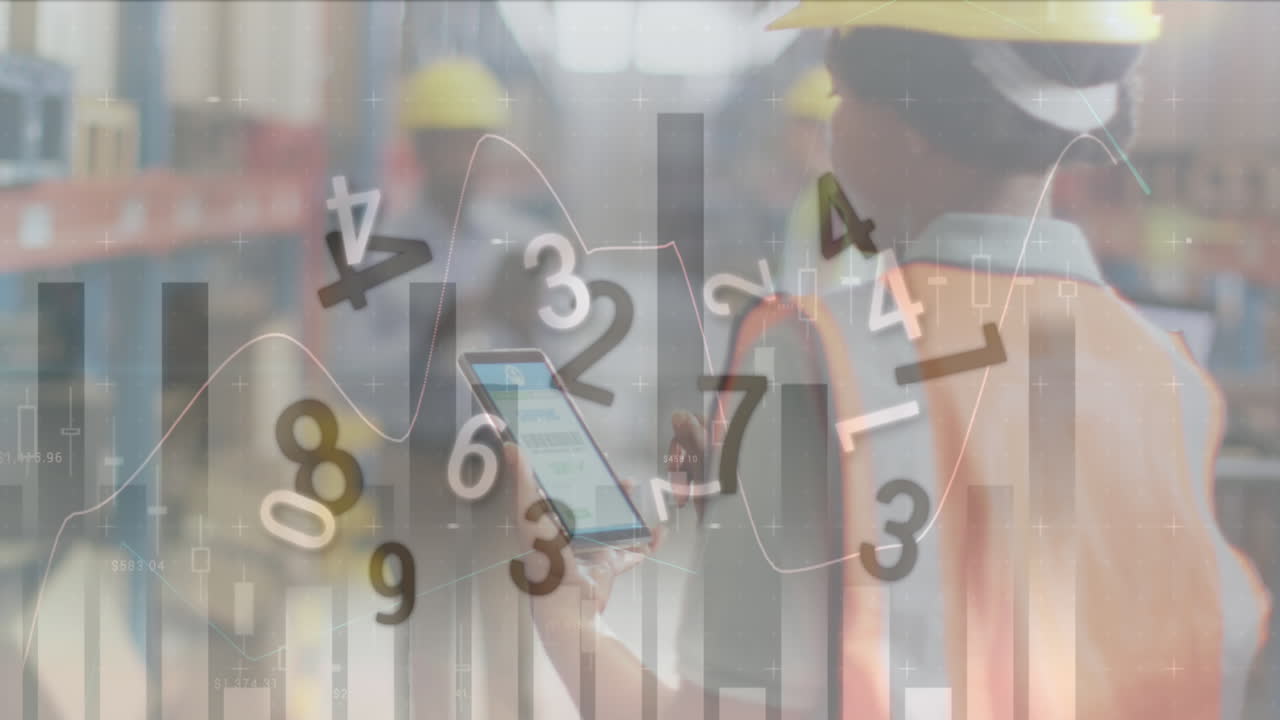 창고에서 일하는 여성에 대한 통계 및 데이터 처리의 활성화