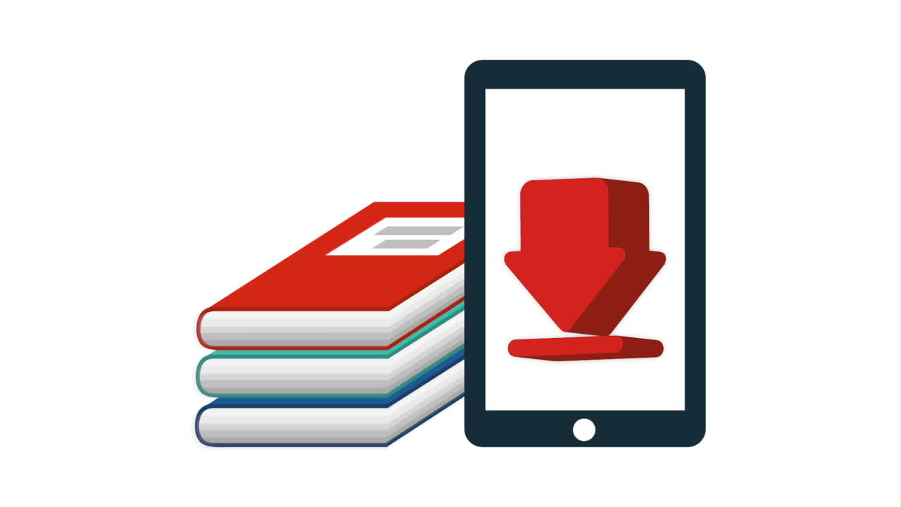 descargar diseño de libros electrónicos, animación de video