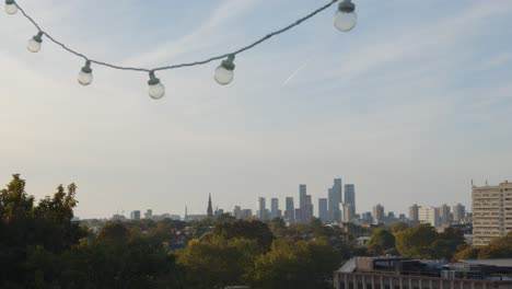 view of apartment blocks and office buildings on london skyline of city of from peckham in south london uk 1