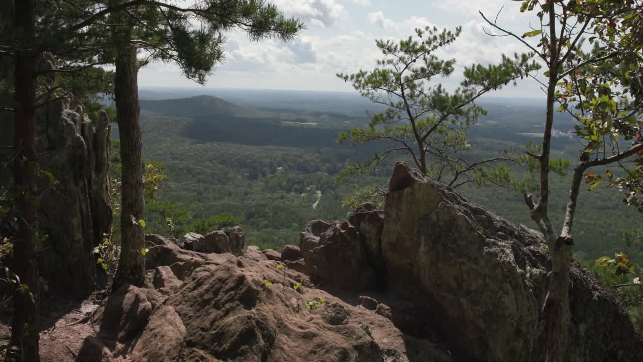 mirador del valle desde las montañas de carolina del norte