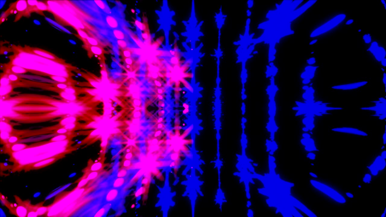 bucle vj, ritmo musical con partículas brillantes, fondo abstracto moderno generado por computadora