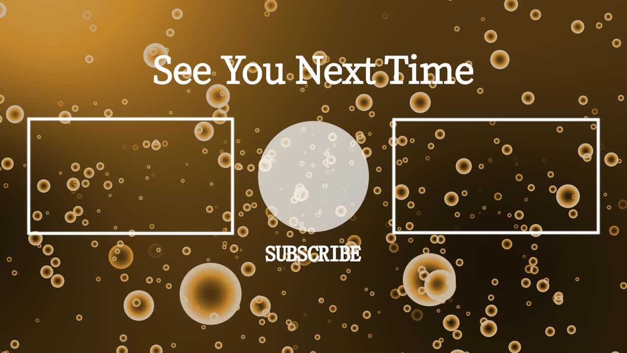 분류 거품 입자 끝 카드 모션 그래픽