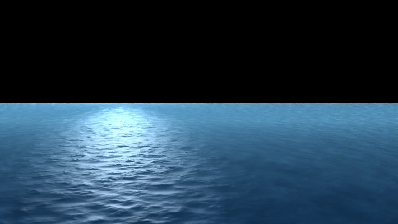 Natural Sea Wave Loop with Alpha Channel – Transparent Motion Background