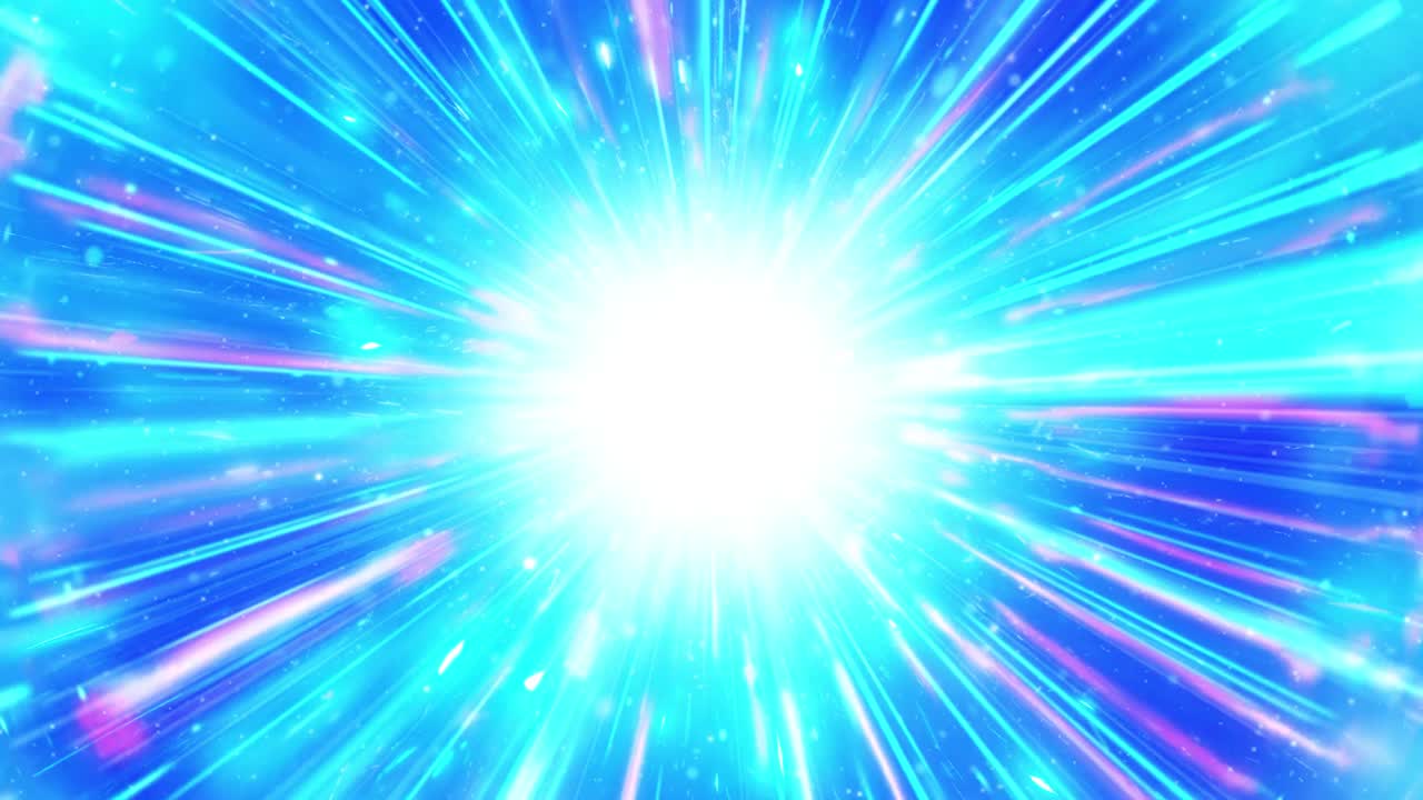 el fondo radial brillante. partículas de brillo.