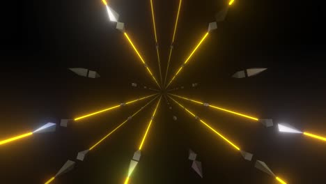 abstract glowing neon tunnel