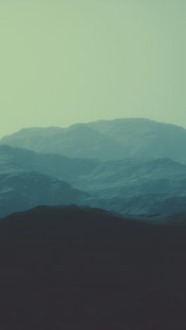 vista panorámica de las montañas y colinas
