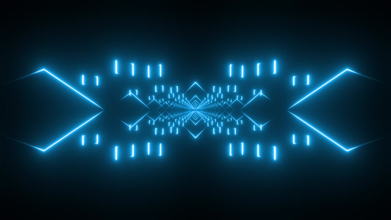 formas de neón abstractas vj bucle