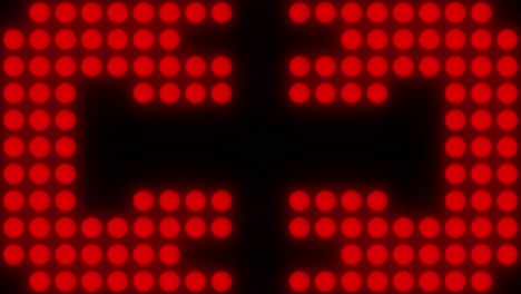 luces de pared red round led vj bucles 4k