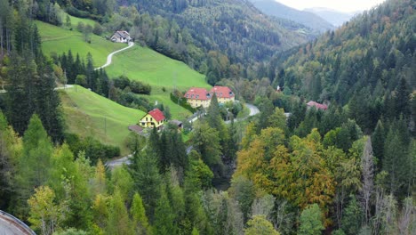 wealthy real estate housing at eisenkappel vellach austria town