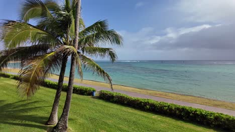 kapaa beach park view from the vacation rental in kappa kauai hawaii