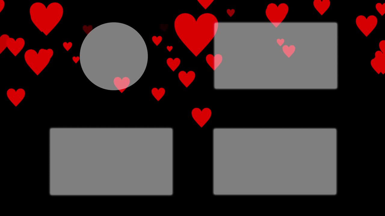 마크 그라데이션 입자, 엔드 카드, 엔딩 스크린, 모션 그래픽