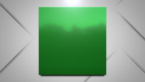 Bewegung-Grünes-Quadrat-Abstrakten-Hintergrund