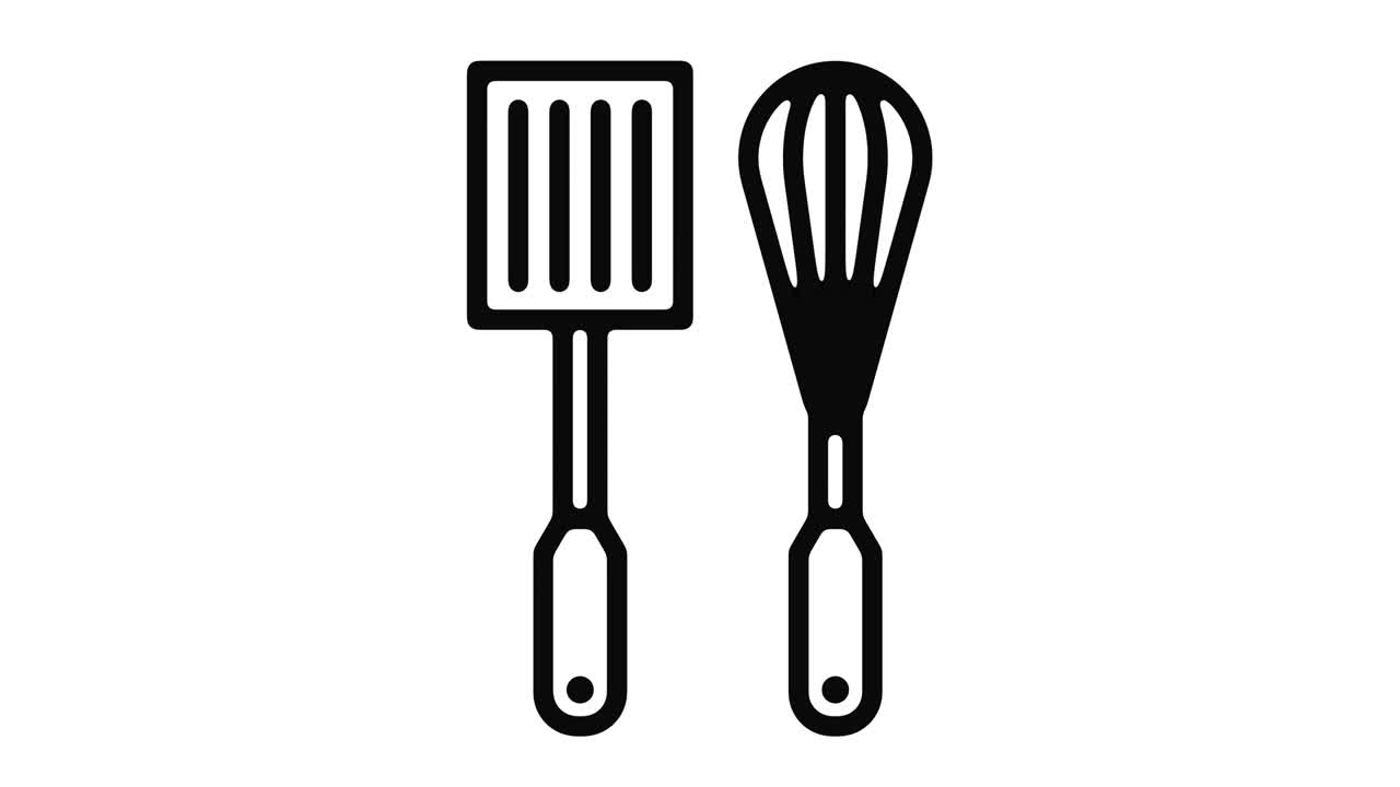 gráfico de movimiento de la línea de utensilios de cocina