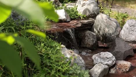 small garden waterfall feature