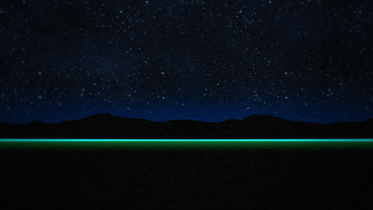 벼락과 산 1 모션 복고풍 추상 배경