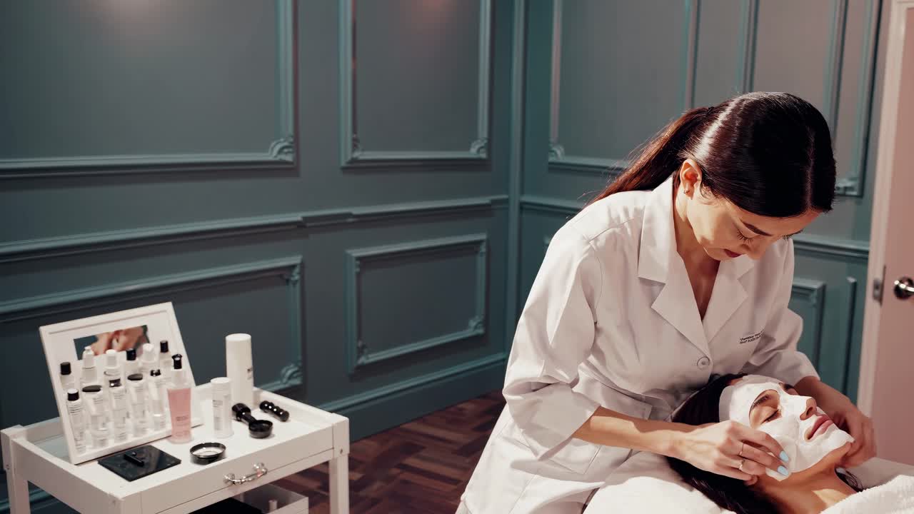 얼굴 치료 세션