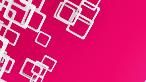 fondo abstracto cuadrados de color 3d formas de animación 4k. imágenes en bucle.