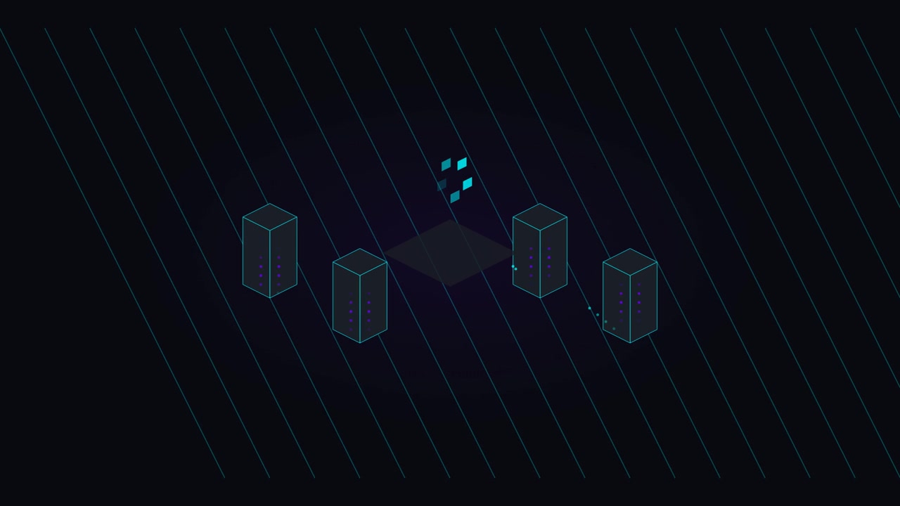 Digital Data Transfer Between Isometric Server Towers