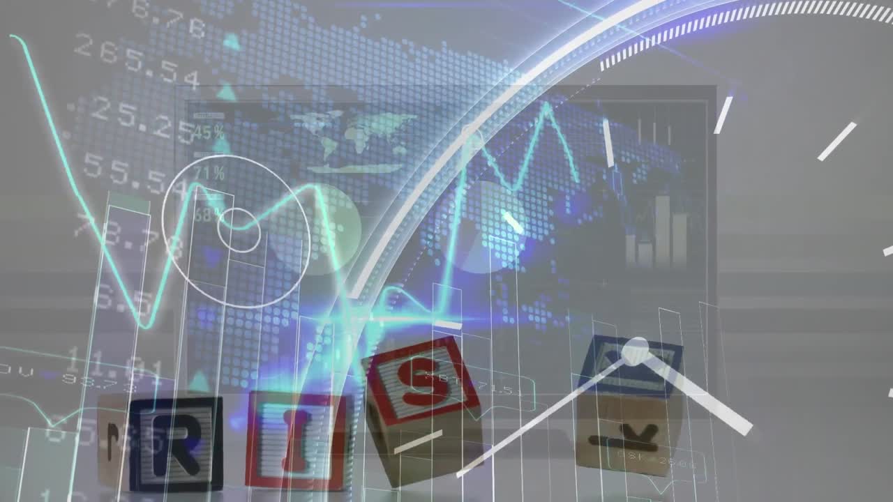 보라색 배경에 데이터 처리를 통해 태그에 크리스마스 축하 애니메이션