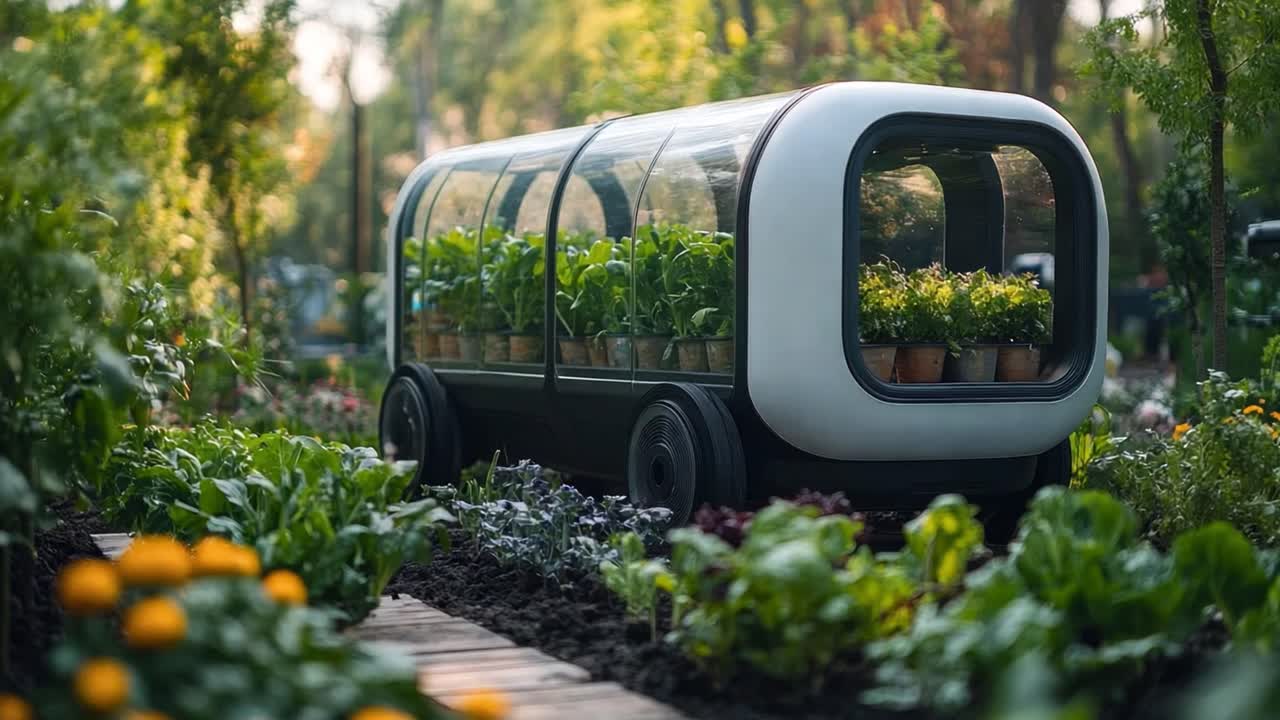 Mobile Greenhouse Autonomous Vehicle
