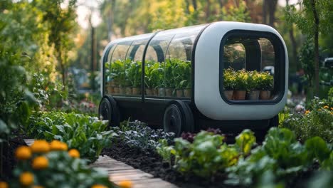 mobile greenhouse autonomous vehicle