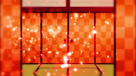 japanese style slide door intro animation