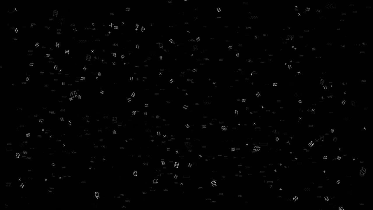 Camera flying through math formulas green screen loop animation background math calculations