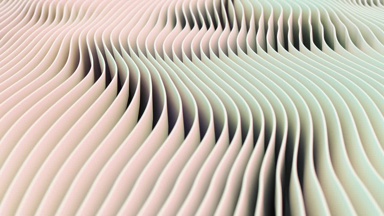 animación de movimientos de ondas de líneas geométricas