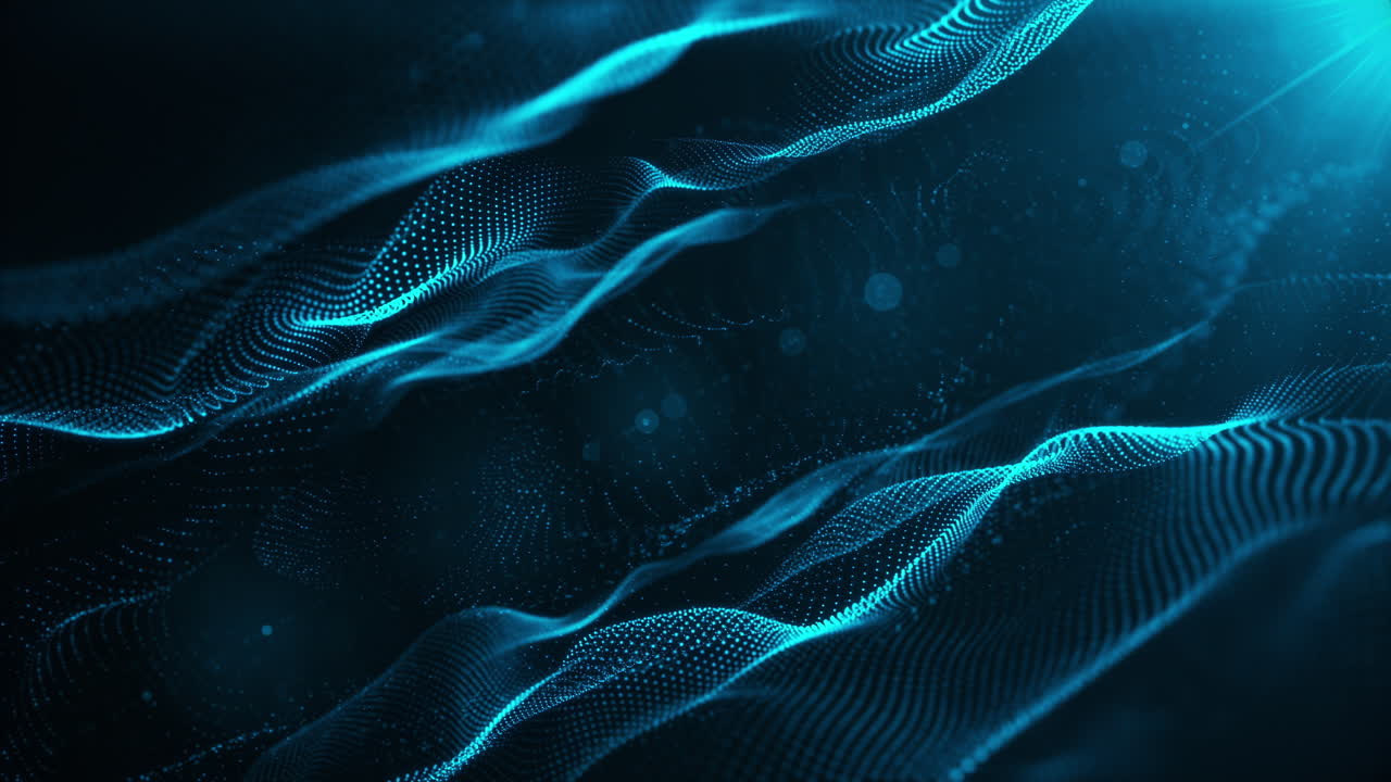 Dark blue background with pattern of wavy lines in the middle of it