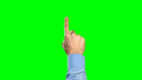 Hand of a man touching digital screen 4k