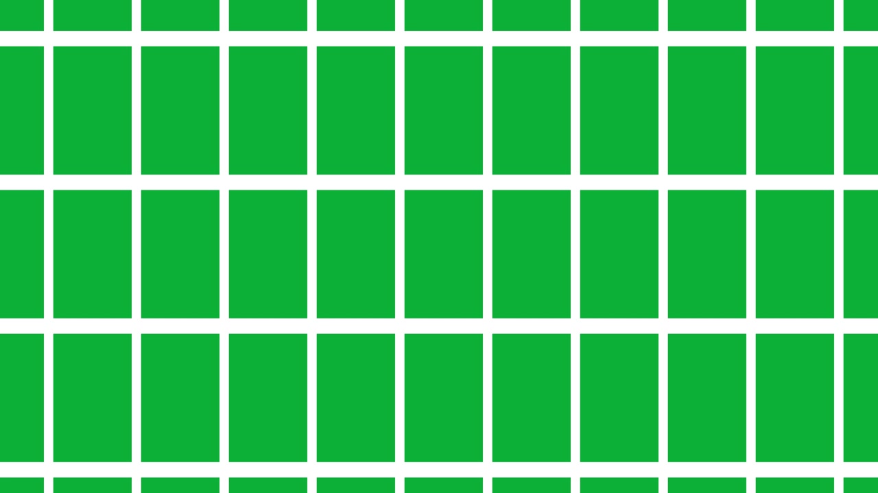 Grid wipe square rectangle shape transition animation background on green screen alpha channel visual effect motion pattern colour white