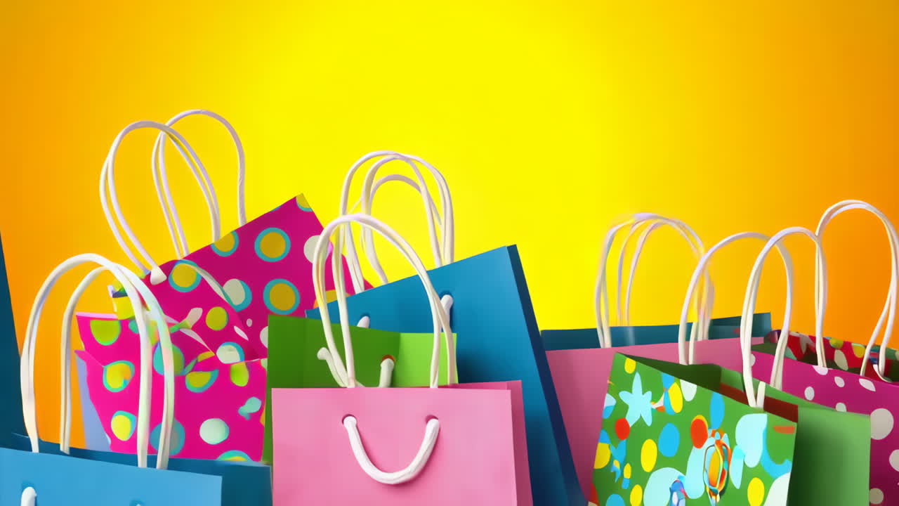 Colorful Retail Shopping Bags
