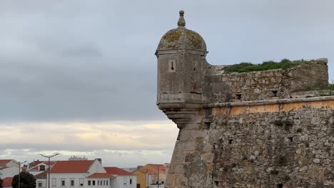 fort tower at peniche portugal