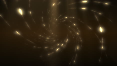 líneas doradas de movimiento de puntos 1