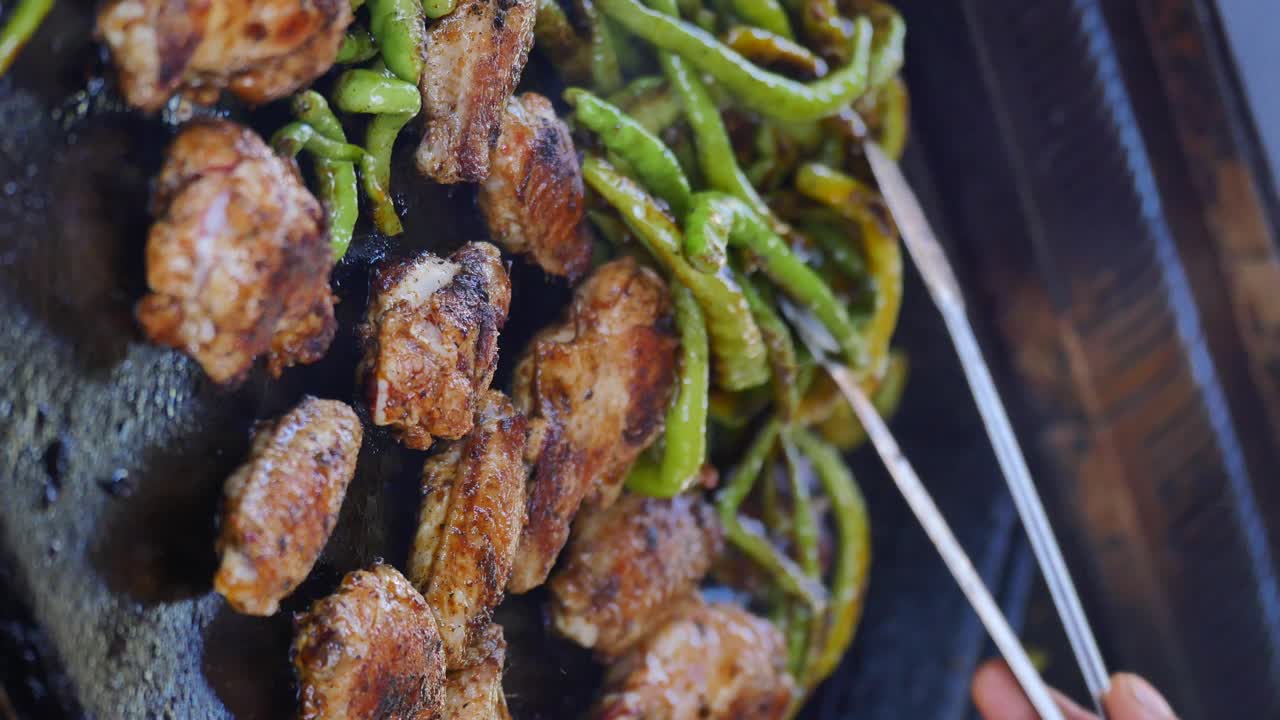 Grilled Chicken and Peppers
