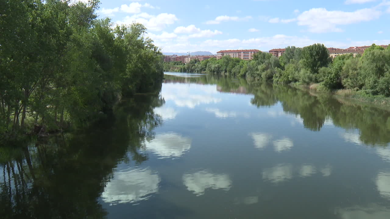 River with city in the background