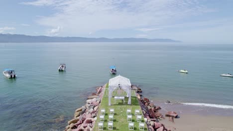 Preparations-for-a-beach-wedding-Puerto-Vallarta