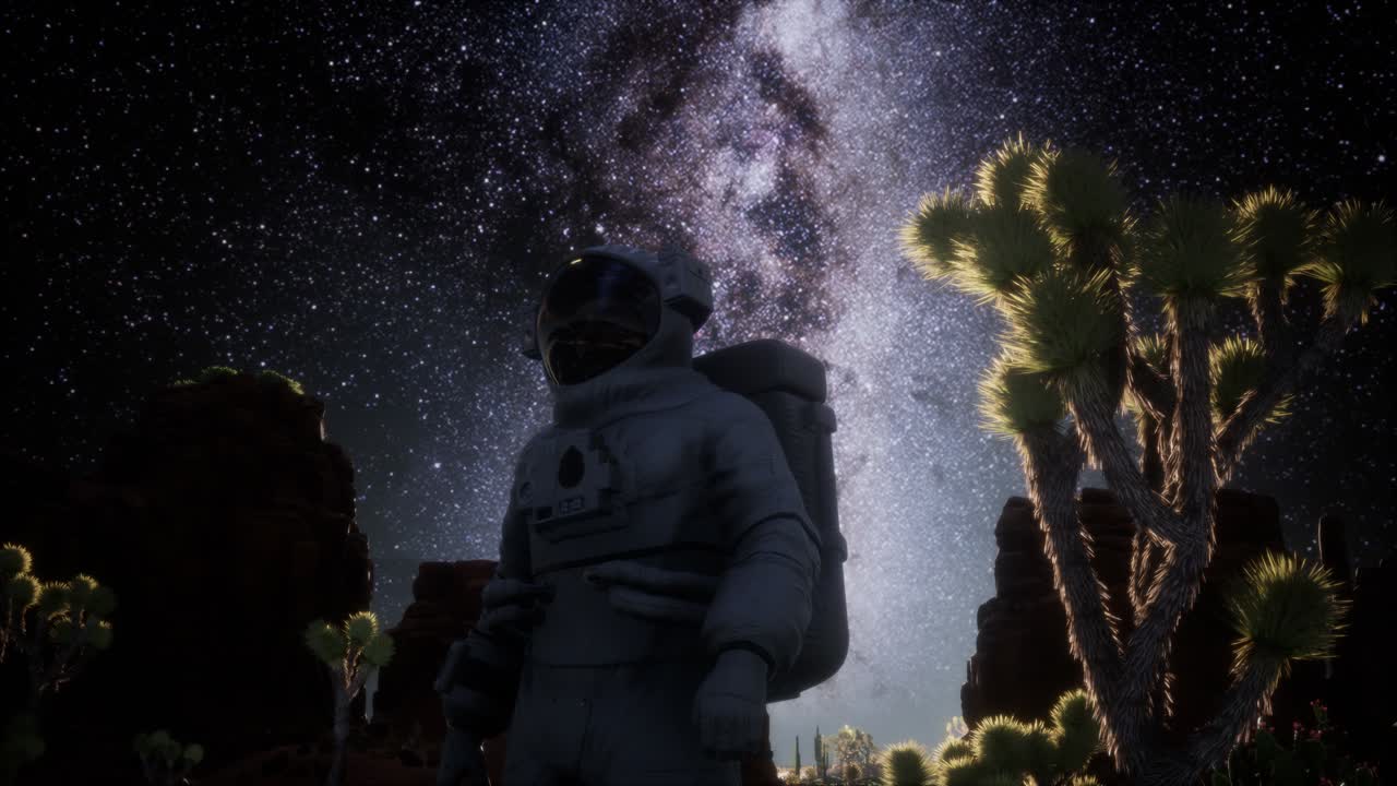 죽음의 계곡에서 우주비행사와 별의 은하계 형성