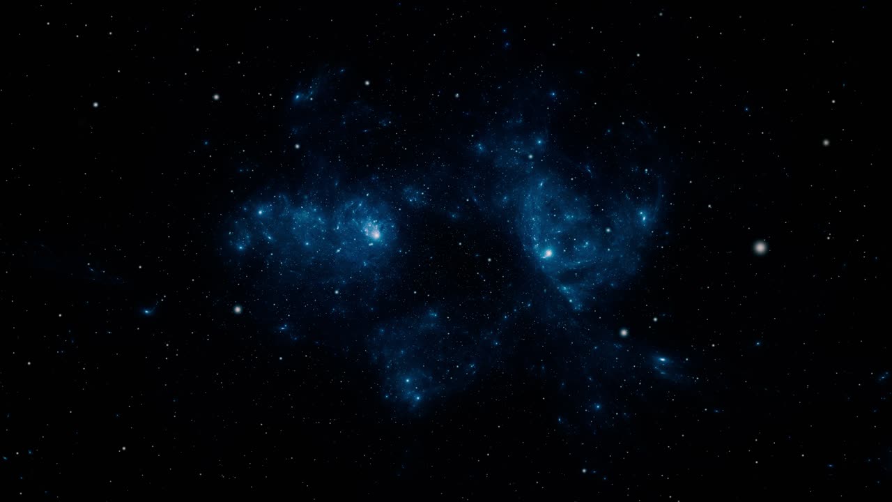 estrellas de fondo. volando por el espacio.