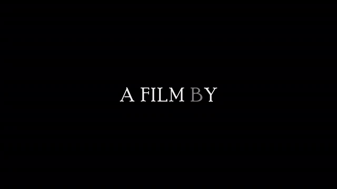 Un'animazione in stile classico dei titoli di coda di un film.