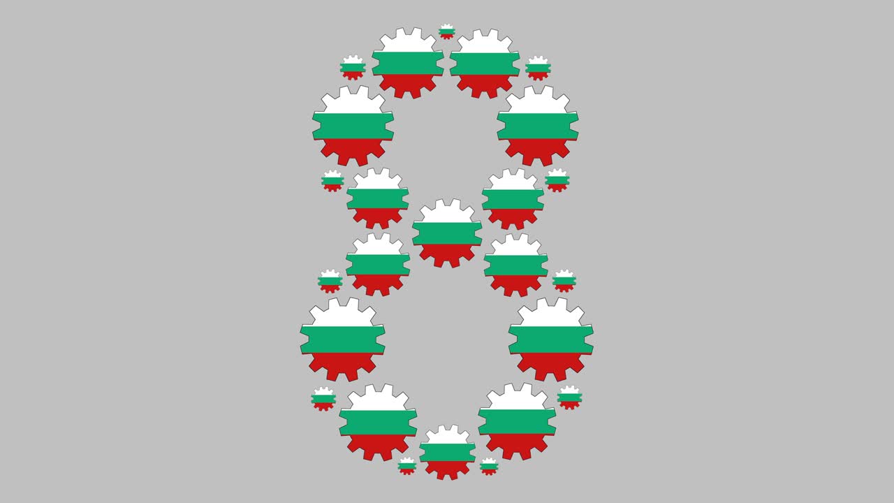 número ocho búlgaro