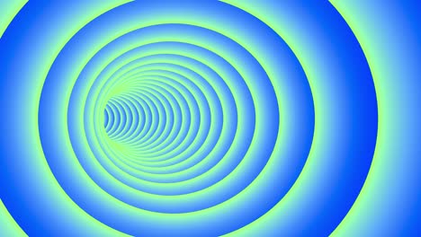 motion through colorful tunnel