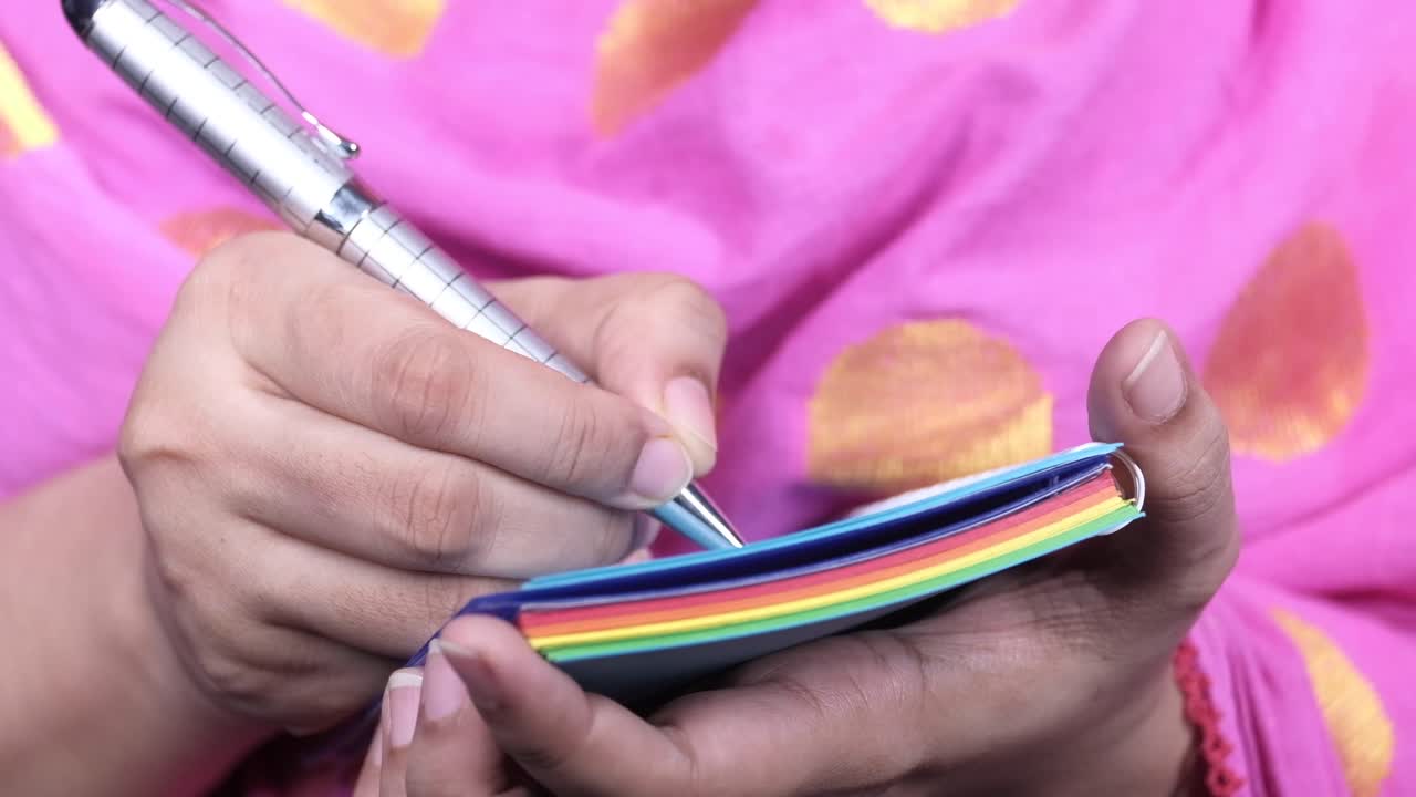 노트북 에 글 을 쓰고 있는 여자